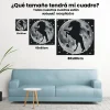 Pintura Diamante - Silueta de un caballo en la luna