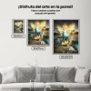 Pintura Diamante - Sirena y caballito de mar
