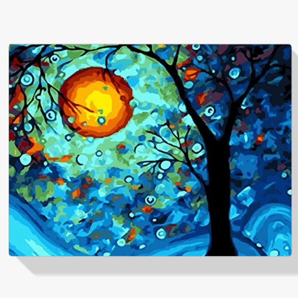 Pintura Diamante - Soñar despierto a la luz de la luna