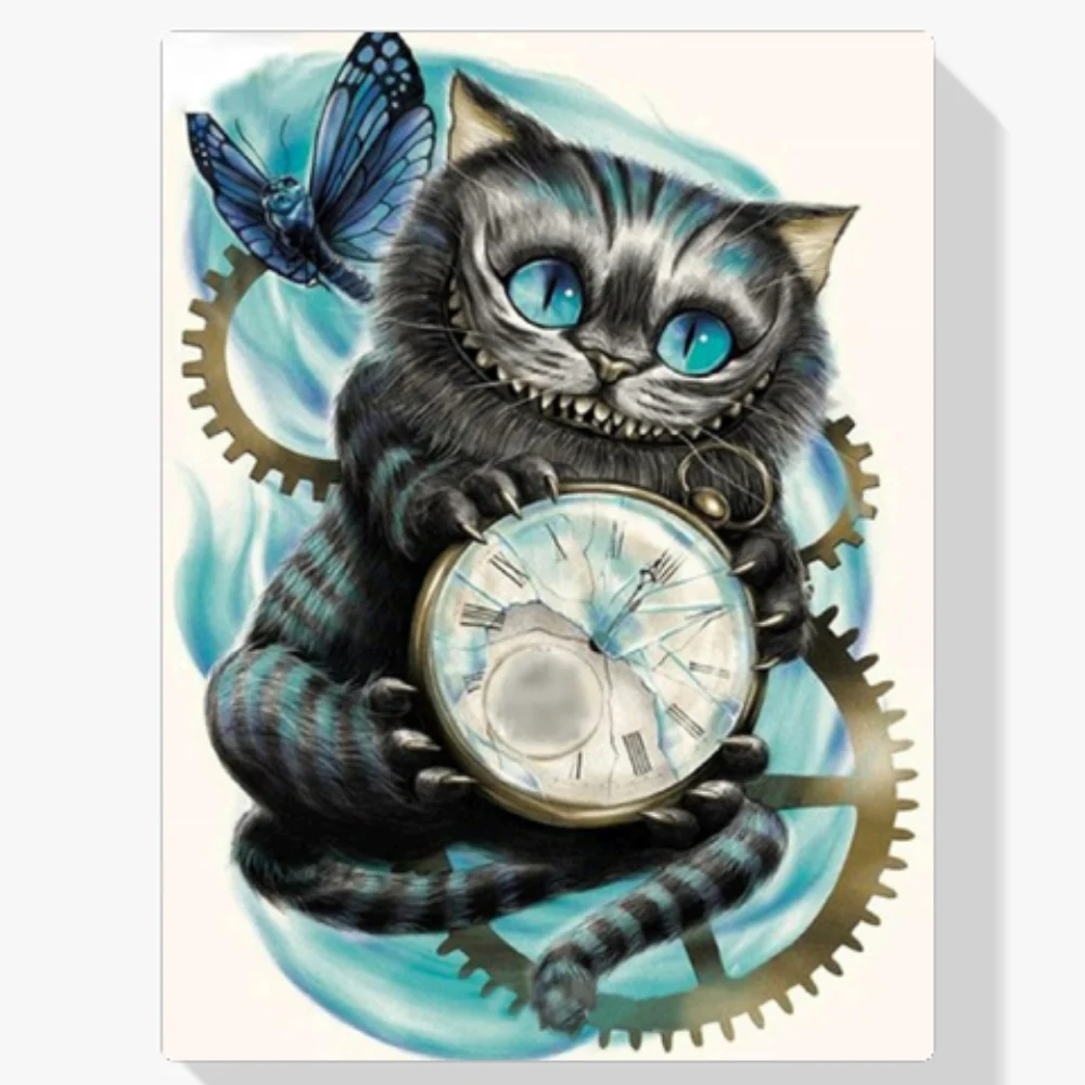 Pintura Diamante - Sonrisa Cheshire