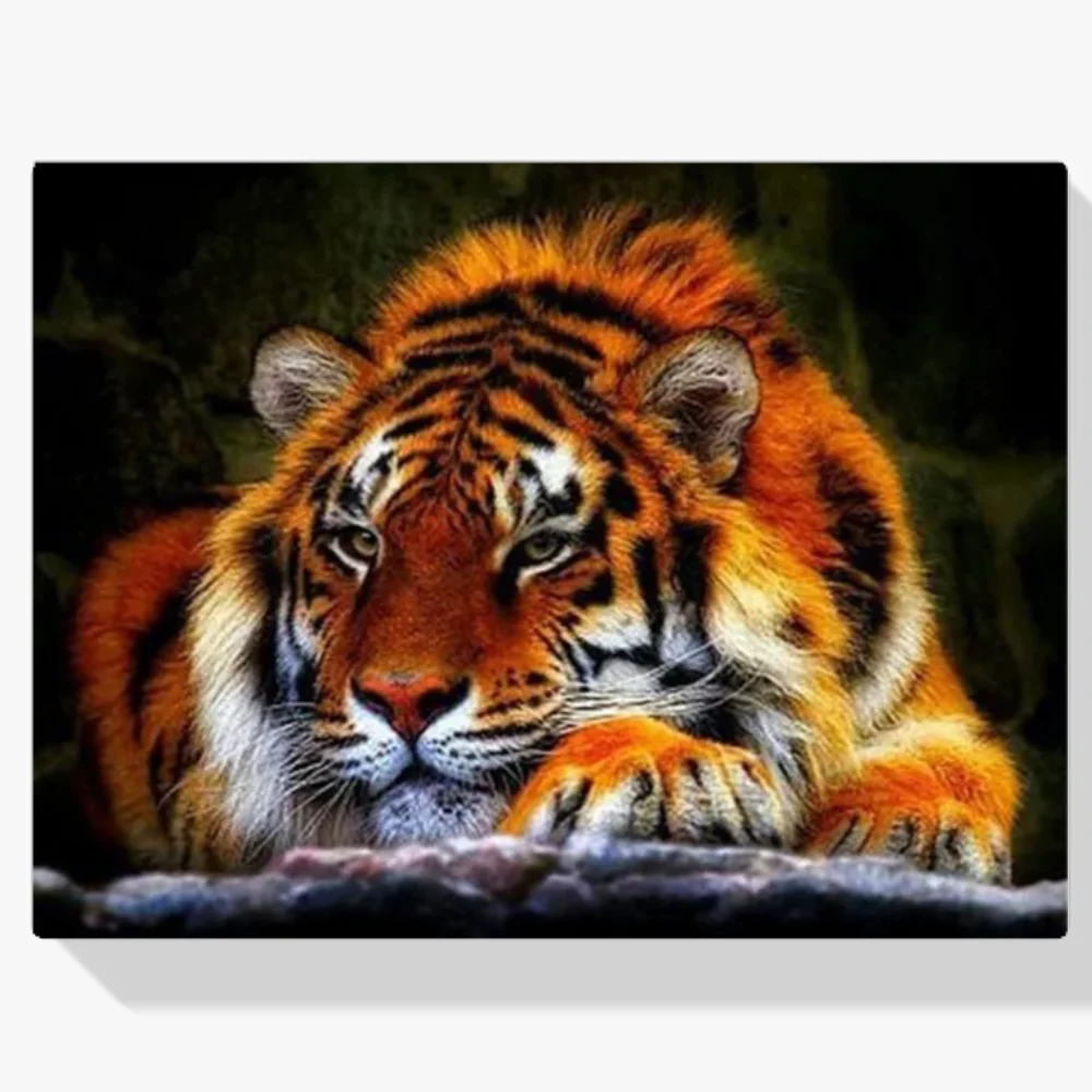 Pintura Diamante - Tigre Mentiroso