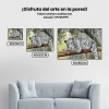 Pintura Diamante - Tigre blanco