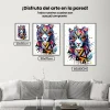 Pintura Diamante - Tigre colorido