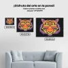 Pintura Diamante - Tigre con gafas
