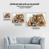 Pintura Diamante - Tigre de Amur