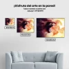 Pintura Diamante - Tigre gritando