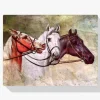Pintura Diamante - Tres caballos