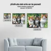 Pintura Diamante - Tres gatos
