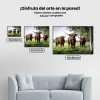 Pintura Diamante - Tres montañeses escoceses en la pradera