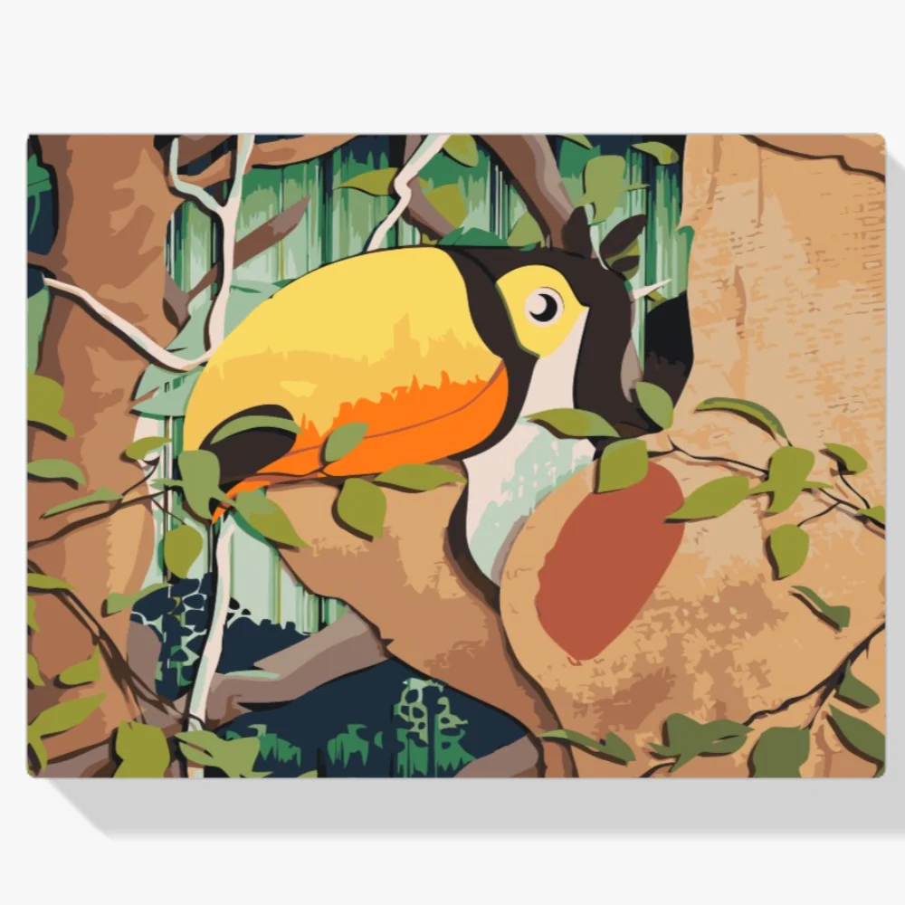 Pintura Diamante - Tucán