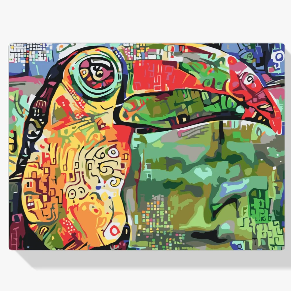 Pintura Diamante - Tucán colorido