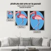 Pintura Diamante - Un flamenco con su equipo