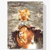 Pintura Diamante - Un gatito o un león