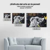 Pintura Diamante - Un gato entre mariposas