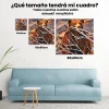 Pintura Diamante - Un oso al acecho de su presa