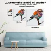 Pintura Diamante - Un pájaro en una rama