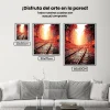 Pintura Diamante - Vía de tren