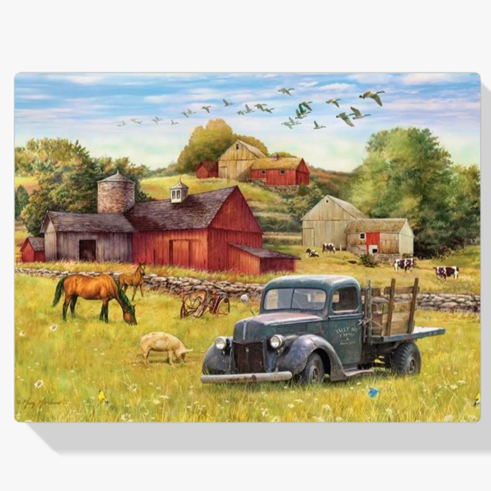 Pintura Diamante - Vida de granja
