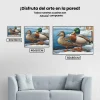 Pintura Diamante - Visitantes de invierno