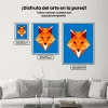 Pintura Diamante - Zorro Polígono