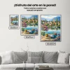 5D Pintura Diamante - Lago del pueblo