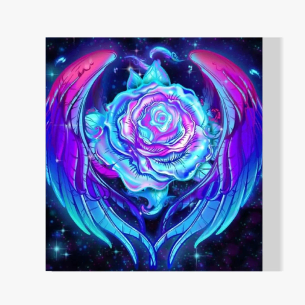 Pintura Diamante - Rosa ala de ángel