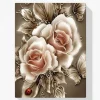 5D Pintura Diamante - Rosa se encuentra con las mariposas