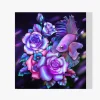 Pintura Diamante - Rosas con pescado