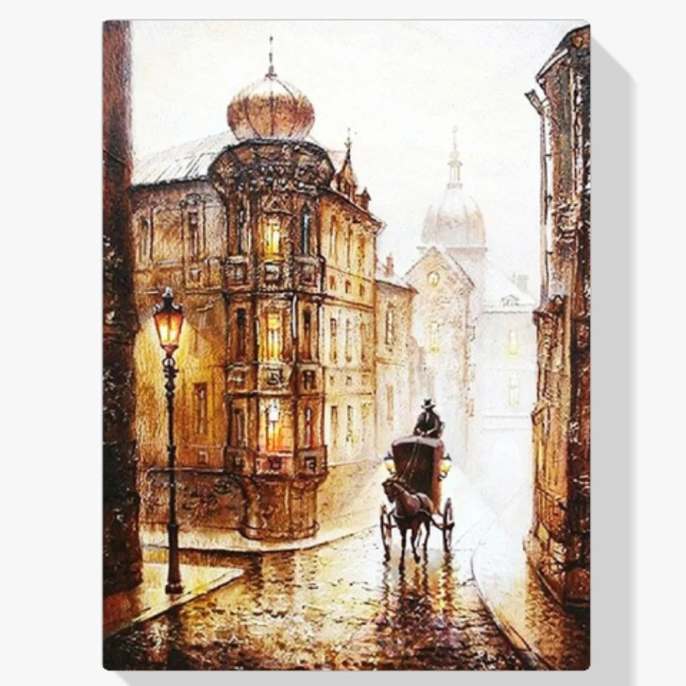 5D Pintura Diamante - Vida urbana moderna