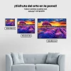 Pintura Diamante - Atardecer púrpura