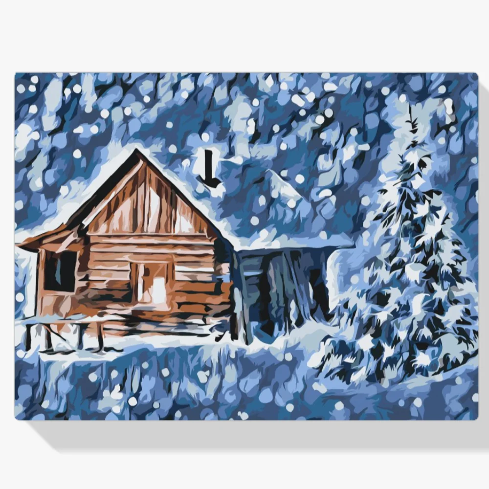 Pintura Diamante - Casa de cuento de hadas