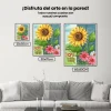 Pintura Diamante - Girasol Hogar Corazón