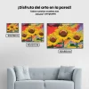 Pintura Diamante - Girasoles en el estudio