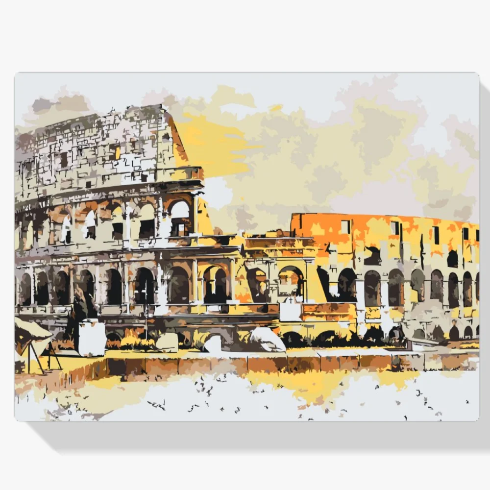Pintura Diamante - Ilustraciones del Coliseo