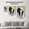 Pintura Diamante - La dama del sombrero amarillo