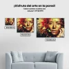 Pintura Diamante - Mujer escondida en un girasol