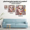 Pintura Diamante - Niña con mariposas