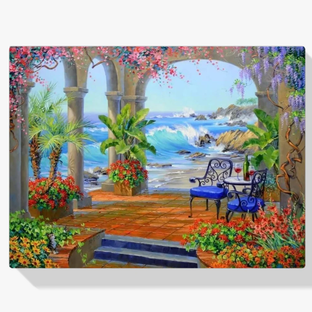 Pintura Diamante - Oasis refrescante