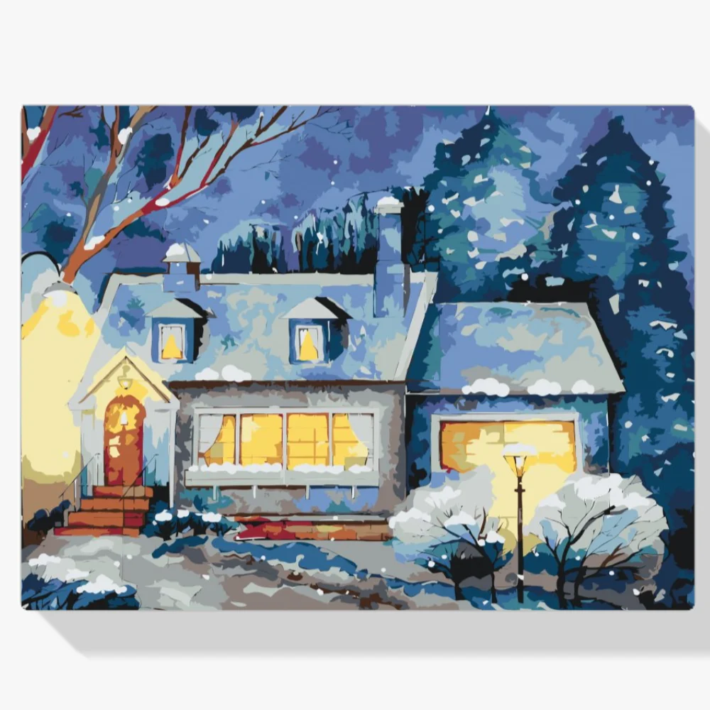 Pintura Diamante - Paisaje de invierno