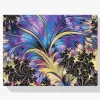 Pintura Diamante - Plumas fractales