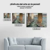 Pintura Diamante - Salida de barcos en Tréboul