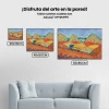 Pintura Diamante - Trabajador del barro con un carro amarillo