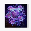 Pintura Diamante - Amor con rosas