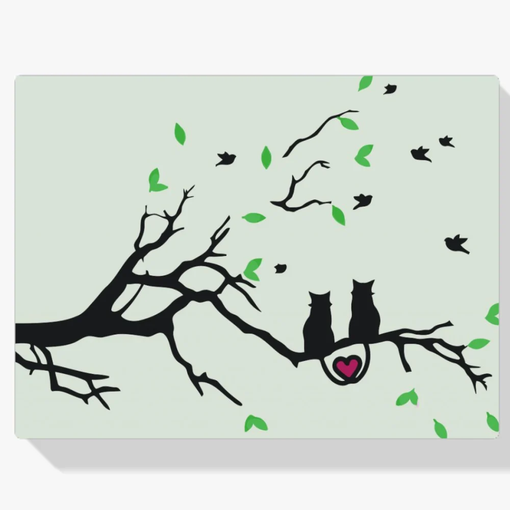 Pintura Diamante - Amor de gato