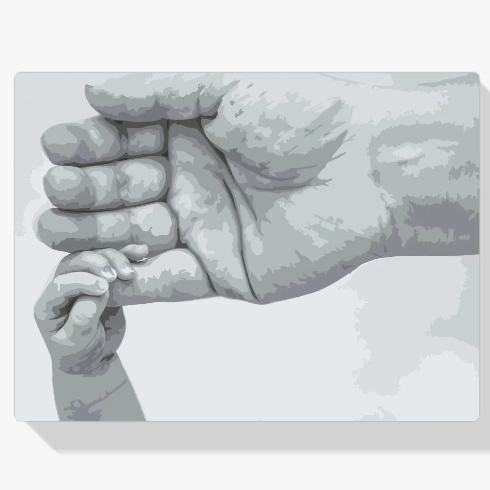 Pintura Diamante - Amor paterno