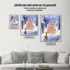 Pintura Diamante - Árbol de Navidad con luces
