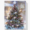 Pintura Diamante - Árbol de Navidad decorado en la nieve