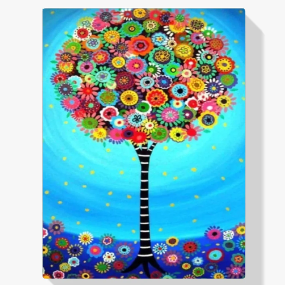 Pintura Diamante - Árbol de flores