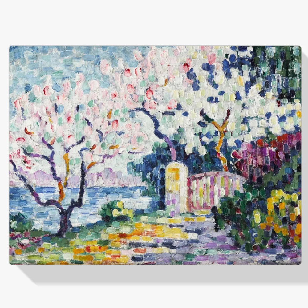 Pintura Diamante - Árboles en flor