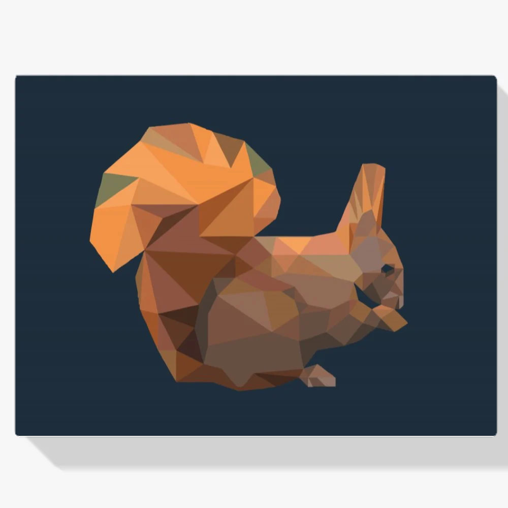 Pintura Diamante - Ardilla gráfica